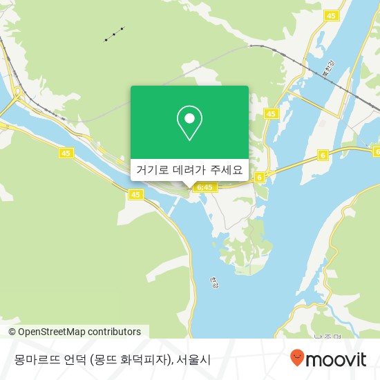 몽마르뜨 언덕 (몽뜨 화덕피자) 지도