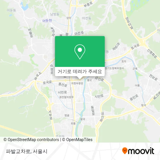 파발교차로 지도