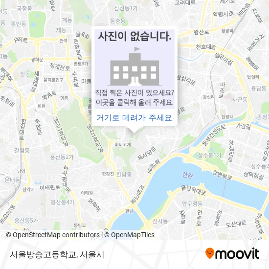 서울방송고등학교 지도