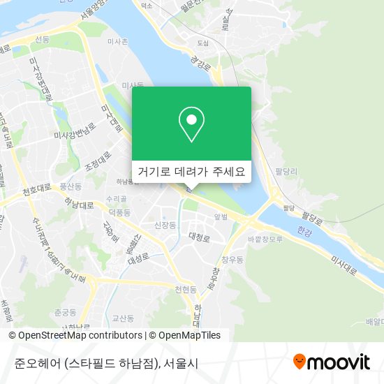 준오헤어 (스타필드 하남점) 지도