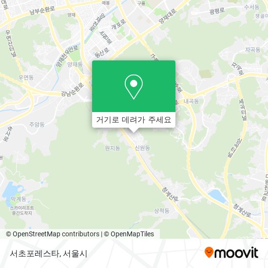 서초포레스타 지도