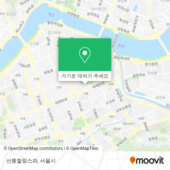 선릉힐링스파 지도