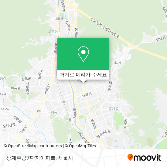 상계주공7단지아파트 지도