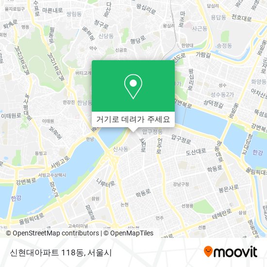신현대아파트 118동 지도