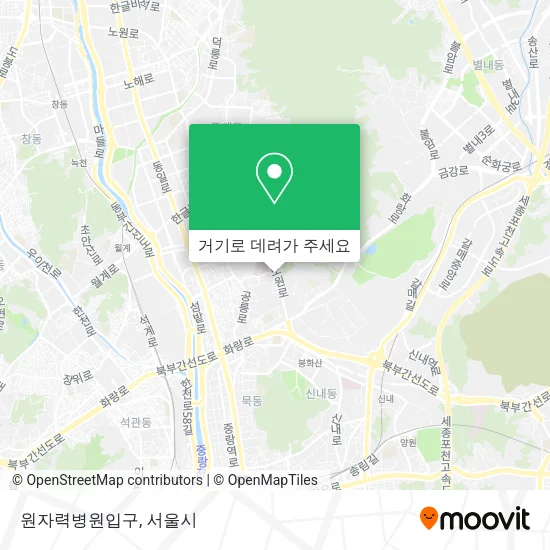원자력병원입구 지도