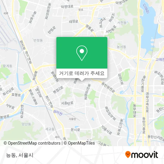 능동 지도