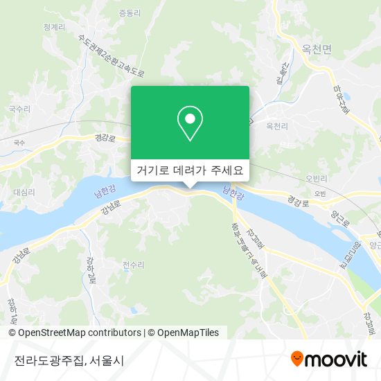 전라도광주집 지도