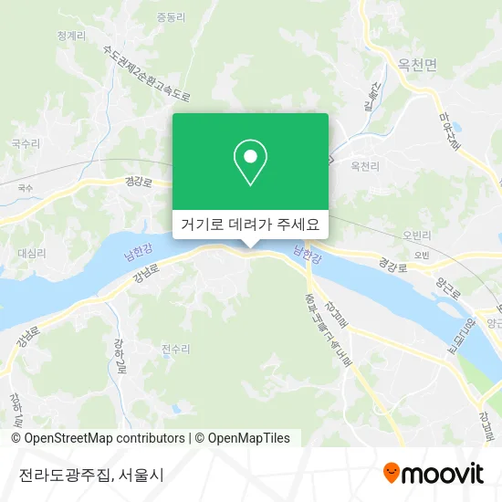 전라도광주집 지도