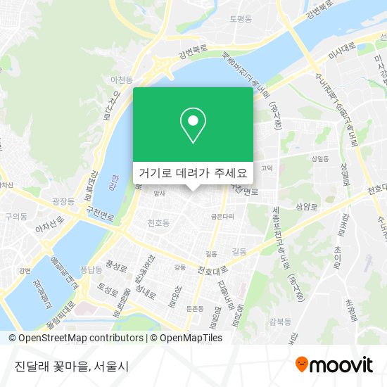 진달래 꽃마을 지도