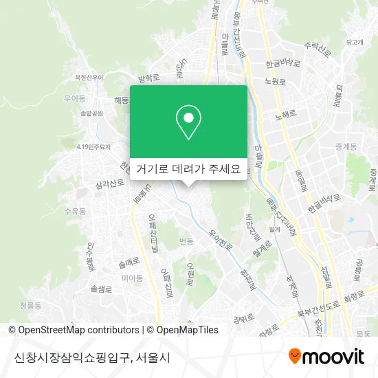 신창시장삼익쇼핑입구 지도