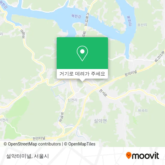 설악터미널 지도