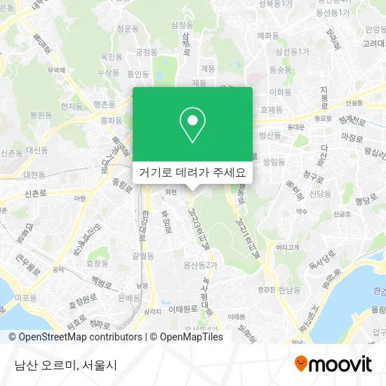 남산 오르미 지도
