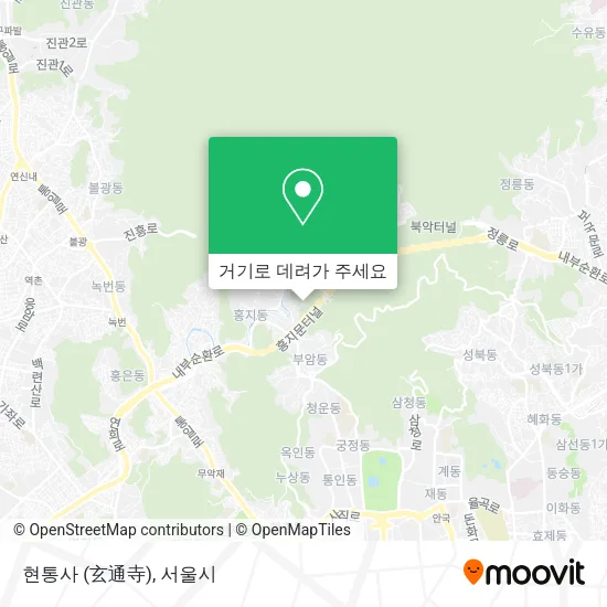 현통사 (玄通寺) 지도
