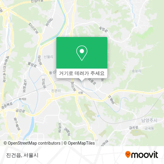 진건읍 지도