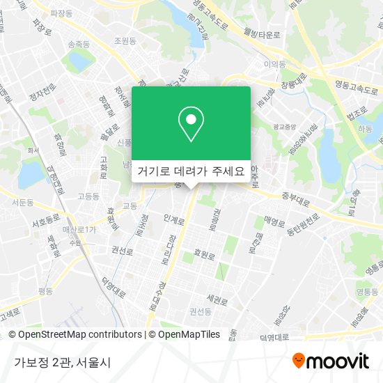 가보정 2관 지도