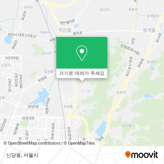 신당동 지도