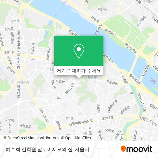 예수회 신학원 알로이시오의 집 지도