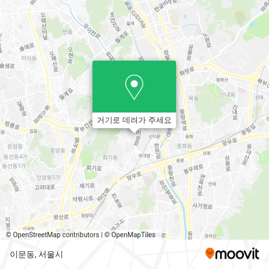 이문동 지도