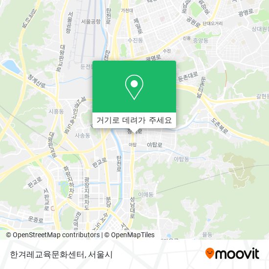 한겨레교육문화센터 지도