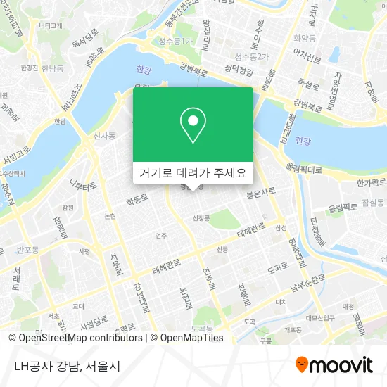 LH공사 강남 지도