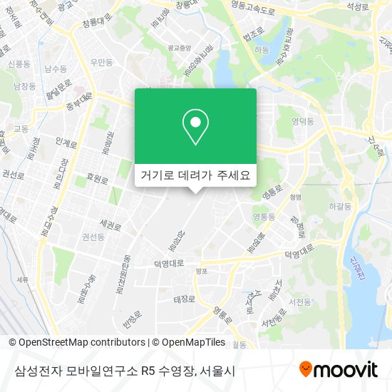 삼성전자 모바일연구소 R5 수영장 지도