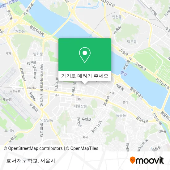 호서전문학교 지도