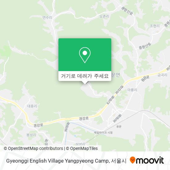 Gyeonggi English Village Yangpyeong Camp 지도