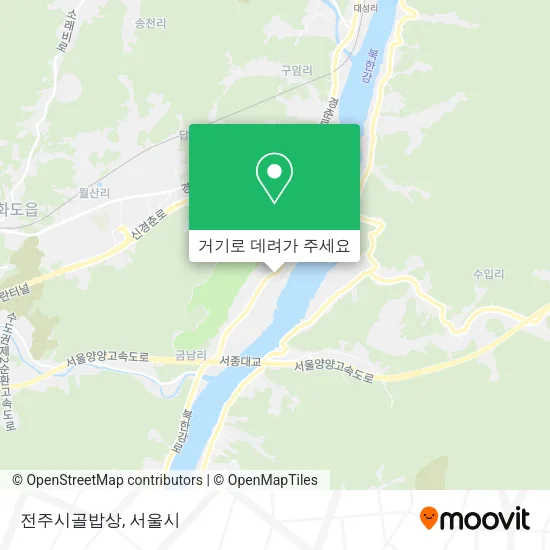 전주시골밥상 지도