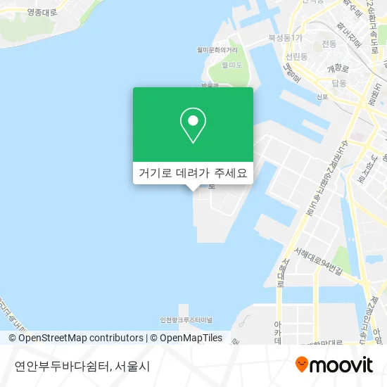 연안부두바다쉼터 지도