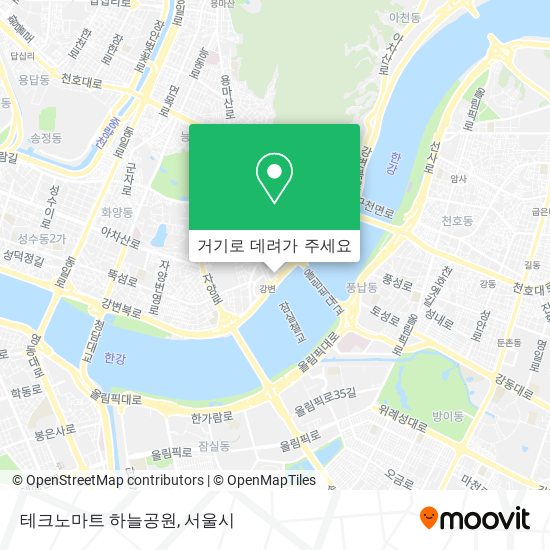 테크노마트 하늘공원 지도