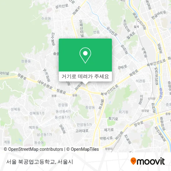 서울 북공업고등학교 지도