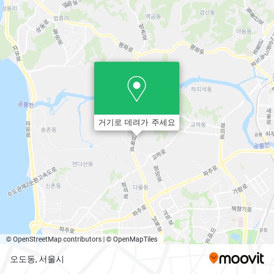 오도동 지도