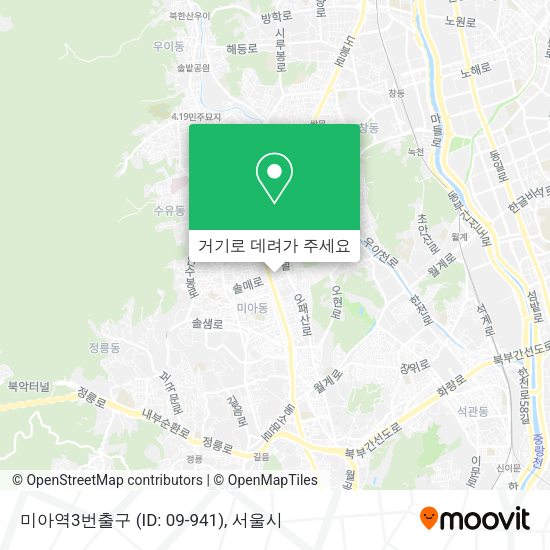 미아역3번출구 (ID: 09-941) 지도