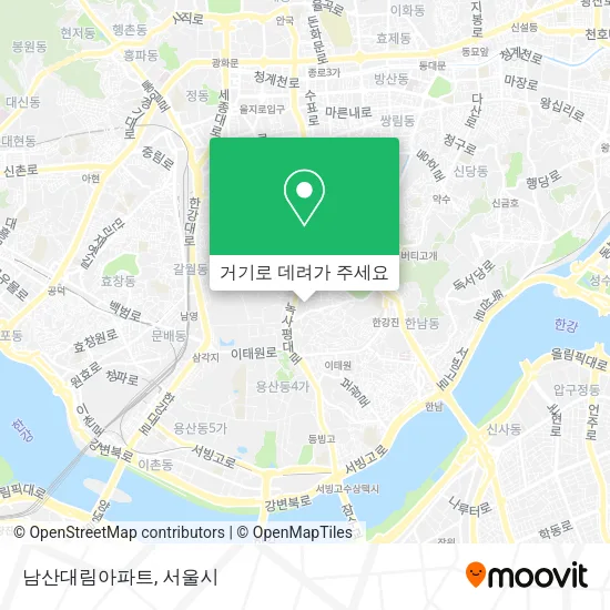 남산대림아파트 지도