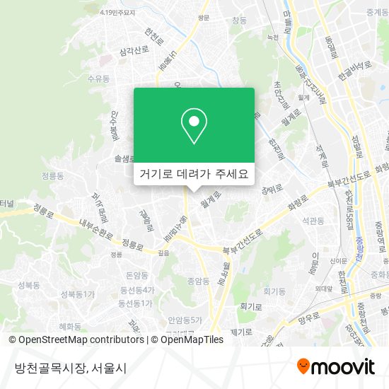 방천골목시장 지도