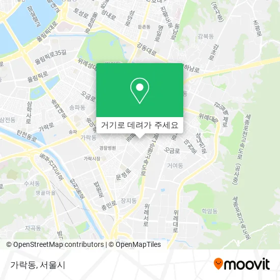 가락동 지도