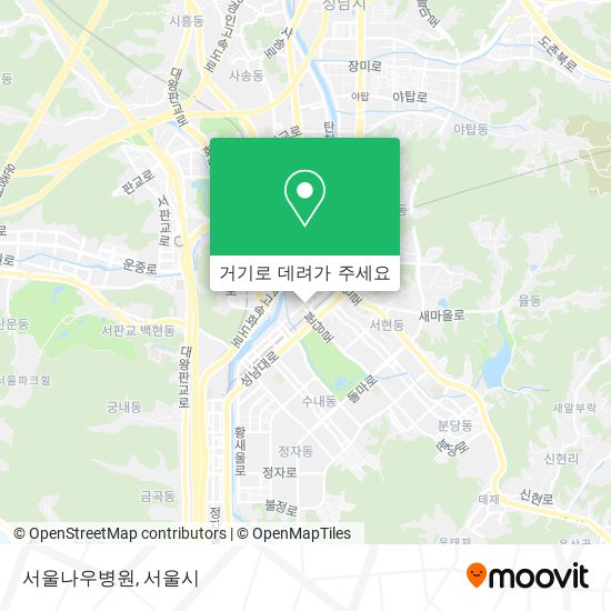 서울나우병원 지도