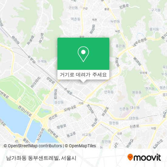 남가좌동 동부센트레빌 지도