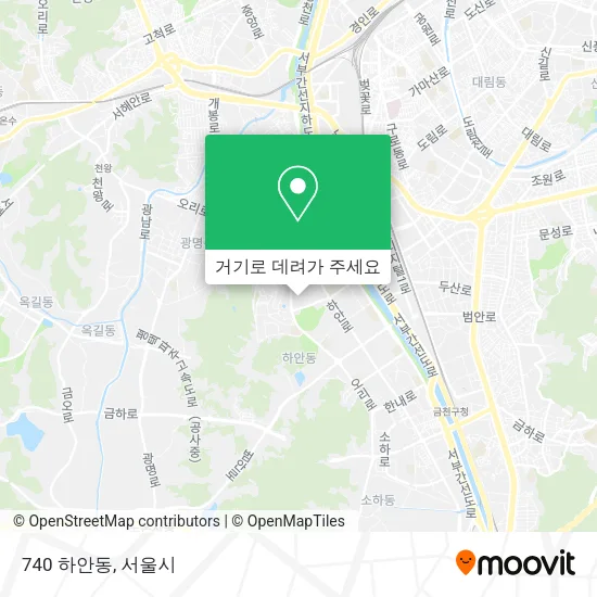 740 하안동 지도