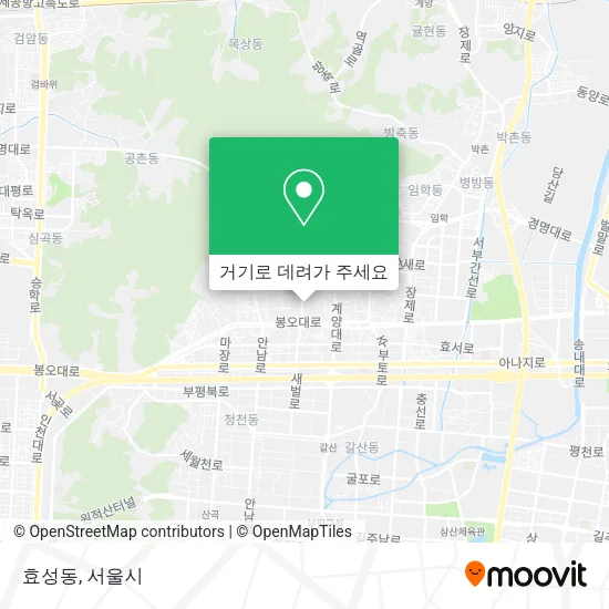 효성동 지도