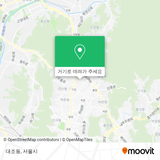 대조동 지도