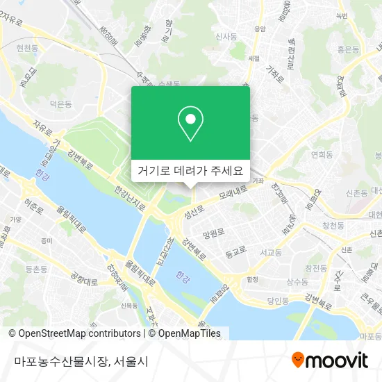 마포농수산물시장 지도