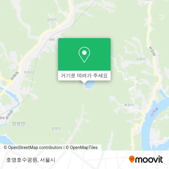 호명호수공원 지도