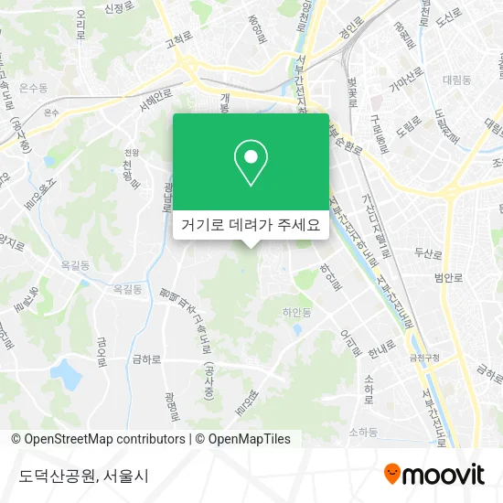 도덕산공원 지도
