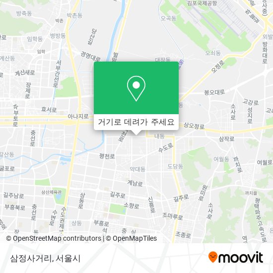 삼정사거리 지도