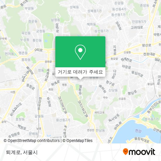 퇴계로 지도