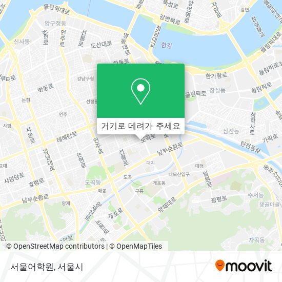 서울어학원 지도