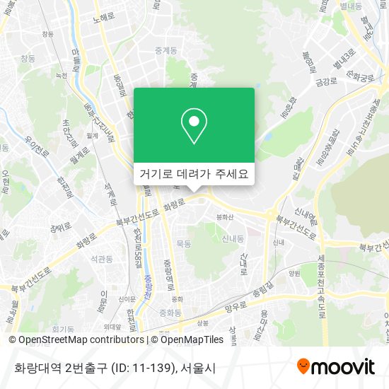 화랑대역 2번출구 (ID: 11-139) 지도