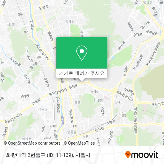 화랑대역 2번출구 (ID: 11-139) 지도