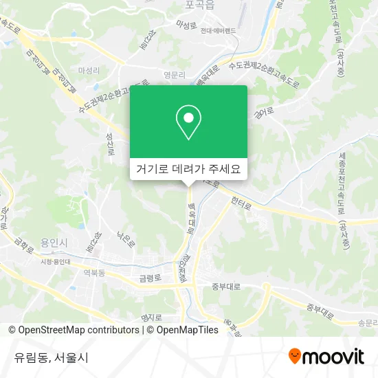 유림동 지도